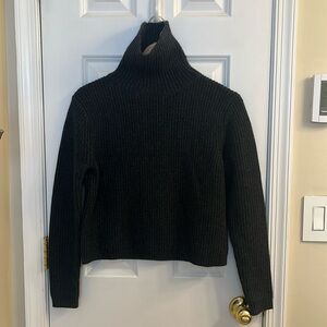 Jenni Kayne Cropped Turtleneck Sweater